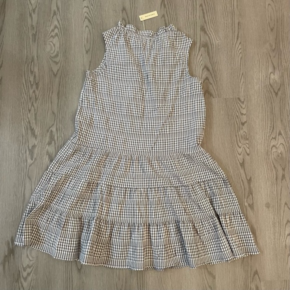 Max Studio Gingham Plaid Tiered Sleeveless Dress - Picture 9 of 10